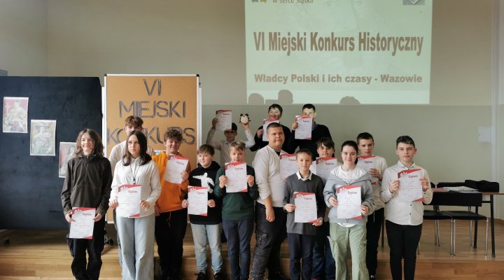 VI MIEJSKI KONKURS HISTORYCZNY  "Władcy Polski i ich czasy"