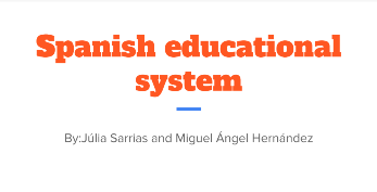 System kształcenia w Hiszpanii - prezentacja 2